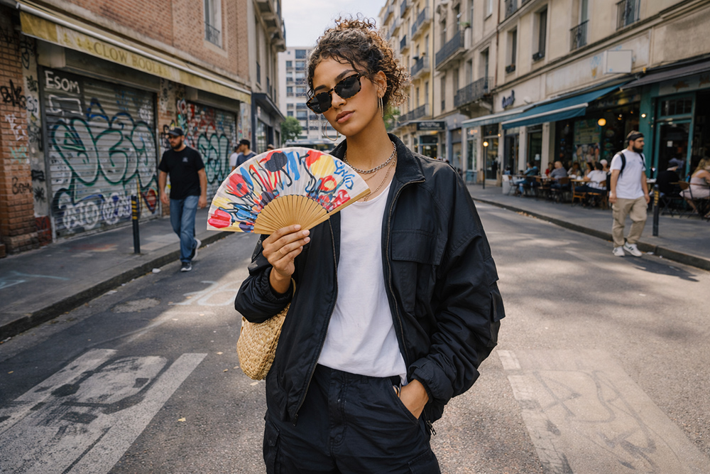 eventail moderne mode urbaine